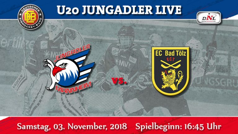 Mehr über den Artikel erfahren 03./04.11.18 DNL Endlich wieder daheim. Jungadler treffen auf Bad Tölz.