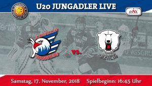 Read more about the article U20- Jungadler noch ungeschlagen. Jetzt kommen die Eisbären Juniors Berlin nach Mannheim.