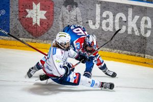 Read more about the article DNL- Enge Spiele und vier Punkte. Jungadler zweimal gegen die Eisbären Juniors.